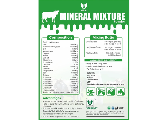 Mineral Mixture Manufacturer in India